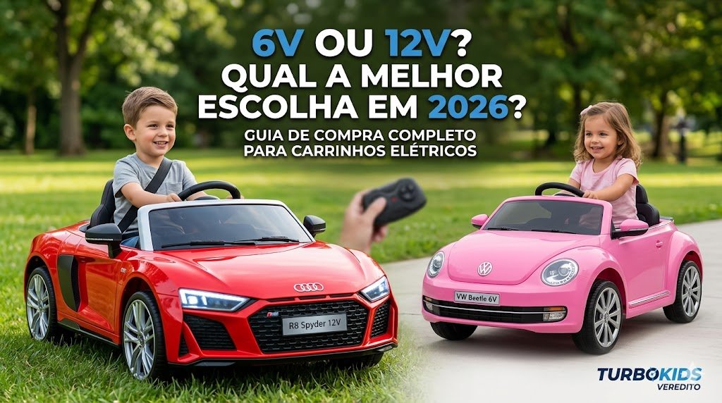 carrinho eletrico infantil 6v ou 12v