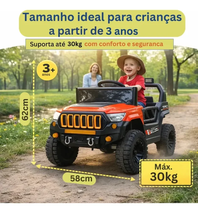 carrinho elétrico infantil titan xr 12v